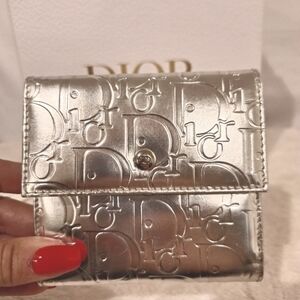 DIOR Metallic Leather Wallet